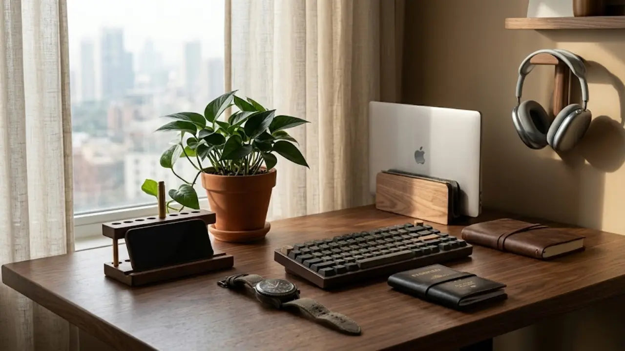 Desk Setup for Men with Limited Space