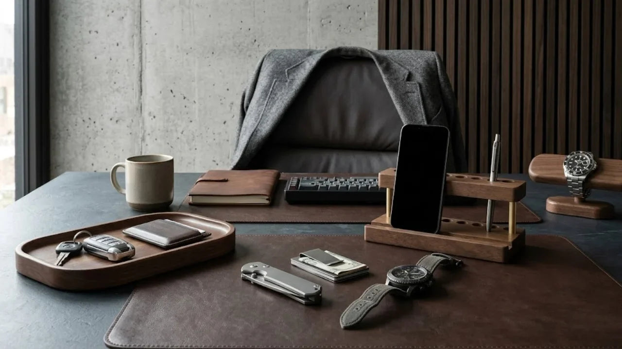 How to Organize Daily Carry on a Desk?